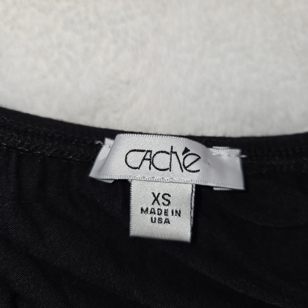 Cache Black/Gold Lace Camisole - Picture 6 of 6